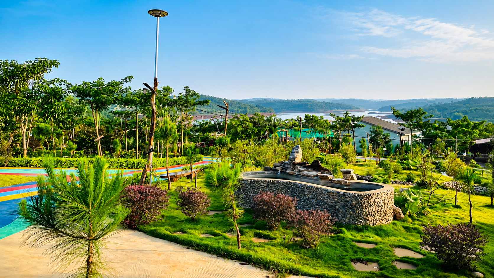 Khuôn viên Hiền Lê Garden